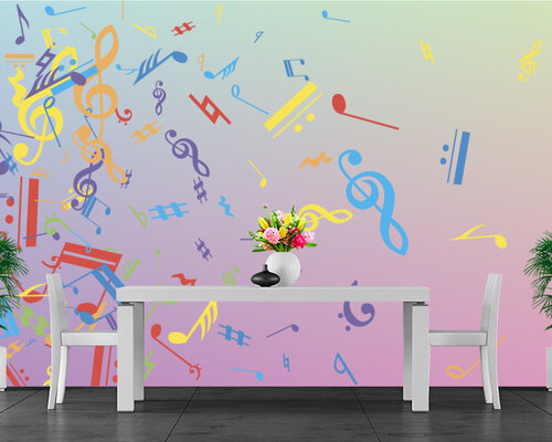 Разноцветные скрипичные ключи Разноцветные скрипичные ключи