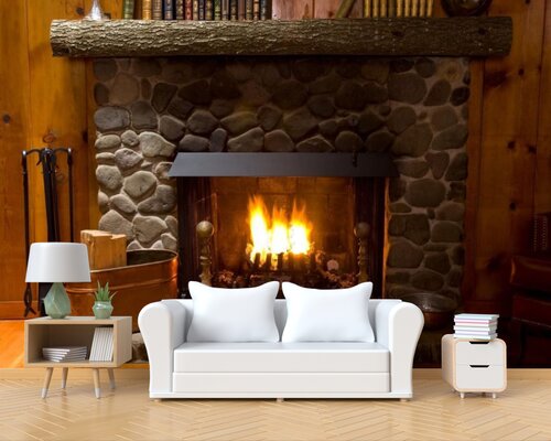 Уютный теплый камин Уютный теплый камин