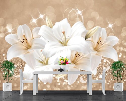 Лилии на песке Лилии на песке