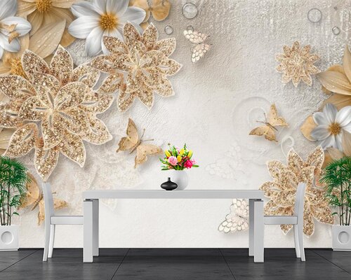 Декоративный цветок из страз Декоративный цветок из страз