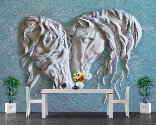 Барельеф с лошадьми Барельеф с лошадьми