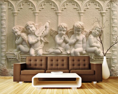 Барельеф с ангелами Барельеф с ангелами