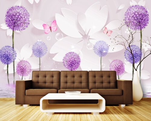 Фиолетовые гигантские одуванчики Фиолетовые гигантские одуванчики