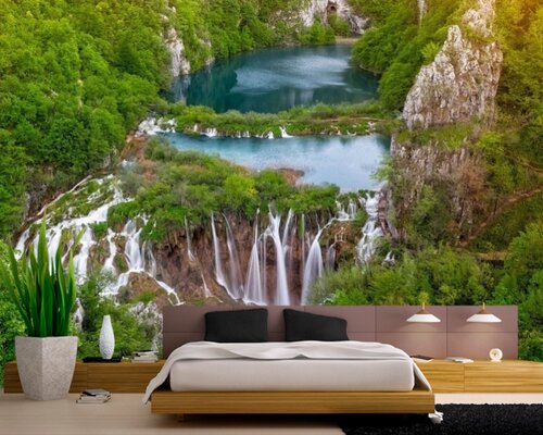 Чистая вода водопада Чистая вода водопада