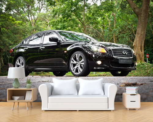 Инфинити на лесной дороге Инфинити на лесной дороге