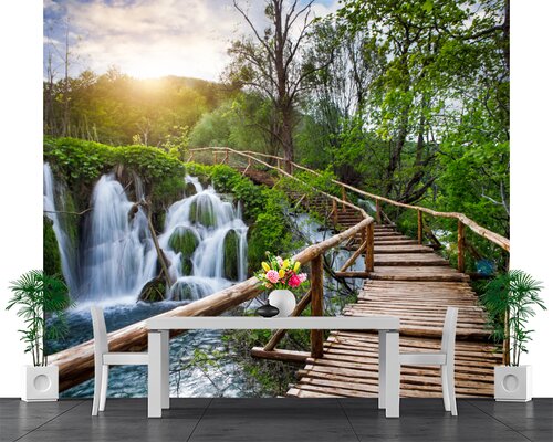 Мостик к водопадам Мостик к водопадам