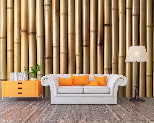 Стена бамбука Стена бамбука