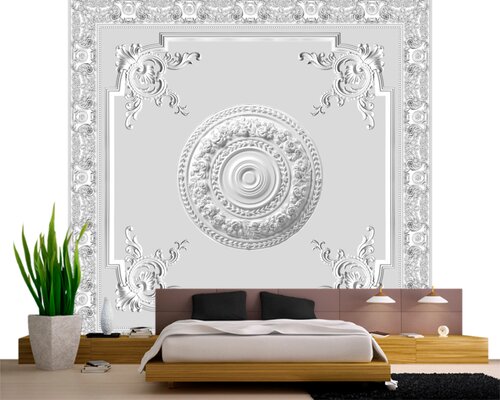 Потолочная белая лепнина Потолочная белая лепнина