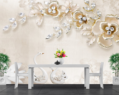 Цветы и стразы Цветы и стразы