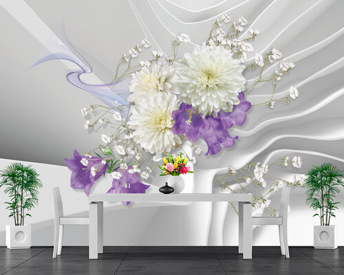 3D Букет хризантем 3D Букет хризантем