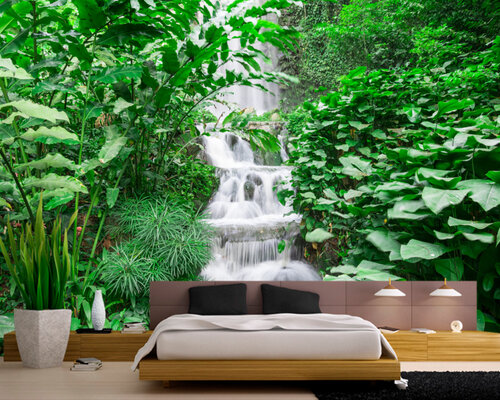 Водопад в роще Водопад в роще