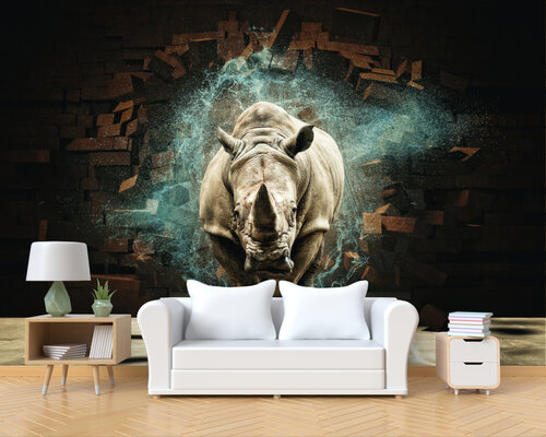 3D Встреча с носорогом 3D Встреча с носорогом