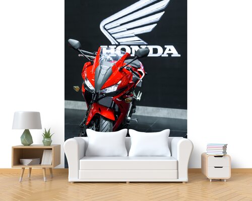 Летящий Хонда мото Летящий Хонда мото