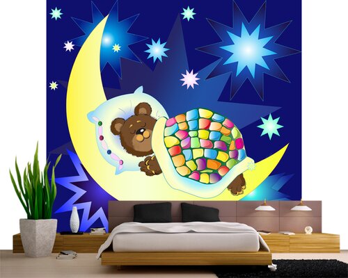 Спящий на месяце медвежонок Спящий на месяце медвежонок