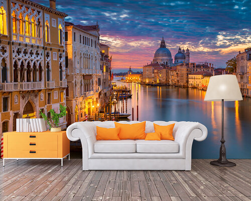 Ночные каналы Венеции Ночные каналы Венеции